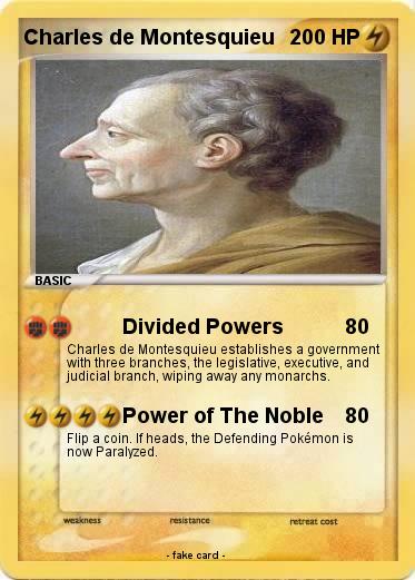 Pokemon Charles de Montesquieu