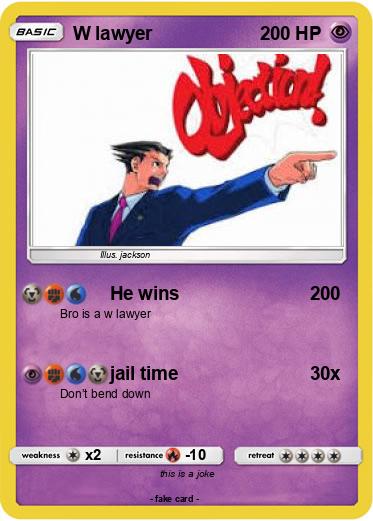 Pokemon W lawyer