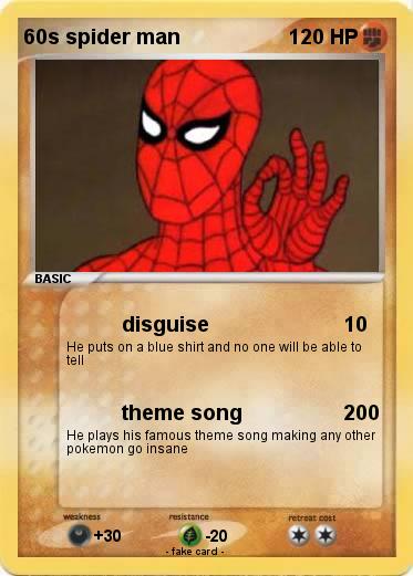 Pokemon 60s spider man