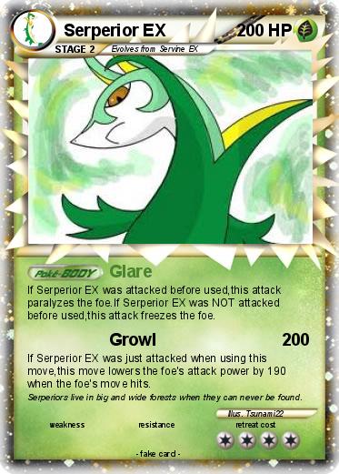 Pokemon Serperior EX
