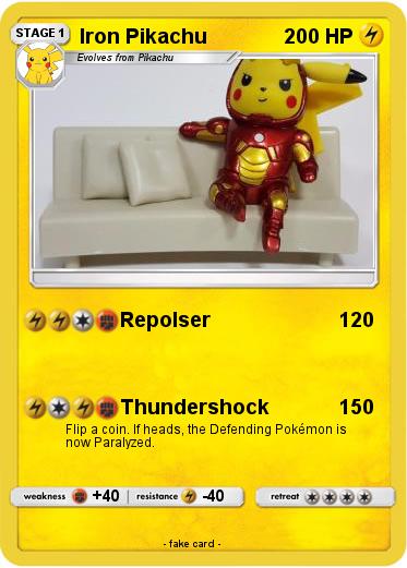 Pokemon Iron Pikachu