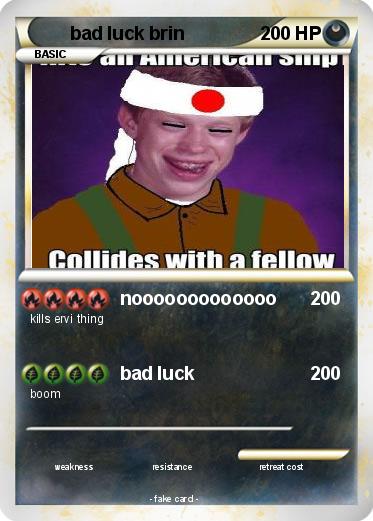 Pokemon bad luck brin