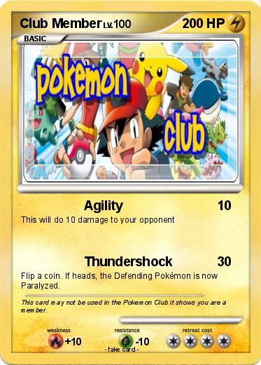 Pokemon Club Member