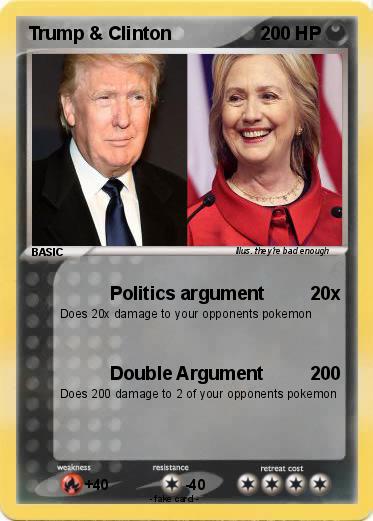 Pokemon Trump & Clinton