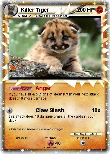 Pokemon Killer Tiger
