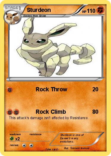 Pokemon Sturdeon