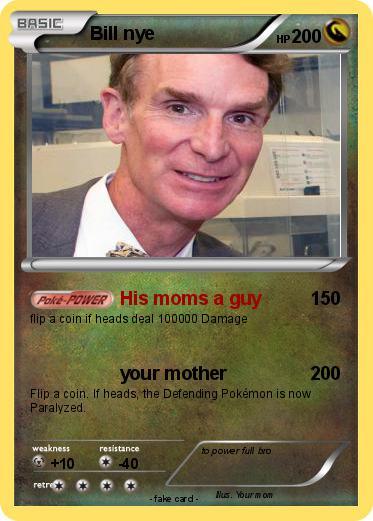 Pokemon Bill nye