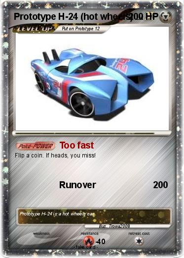 Pokemon Prototype H-24 (hot wheels)
