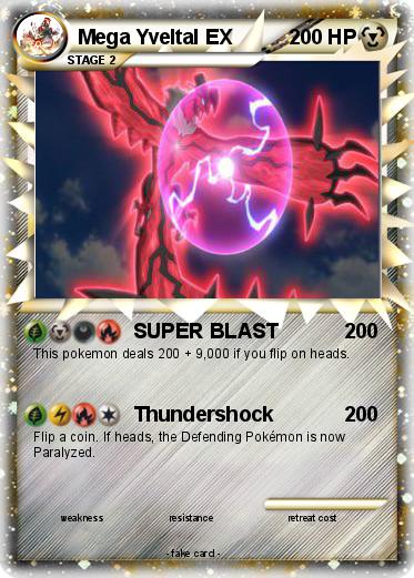 Pokemon Mega Yveltal EX