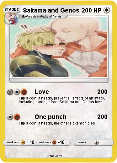 Pokemon Saitama and Genos