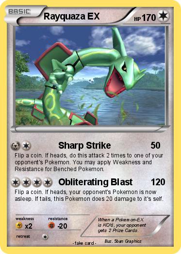 Pokemon Rayquaza EX
