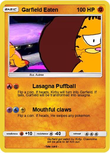 Pokemon Garfield Eaten