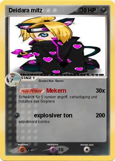 Pokemon Deidara mitz