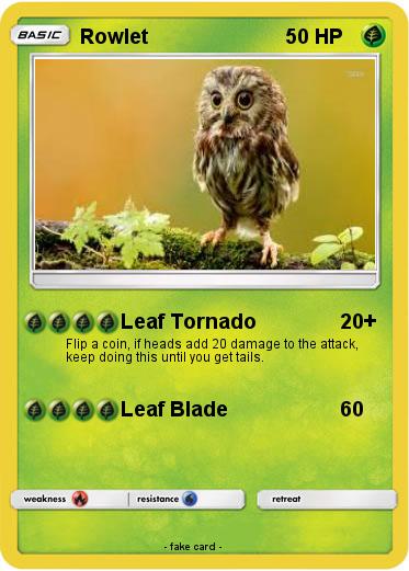 Pokemon Rowlet