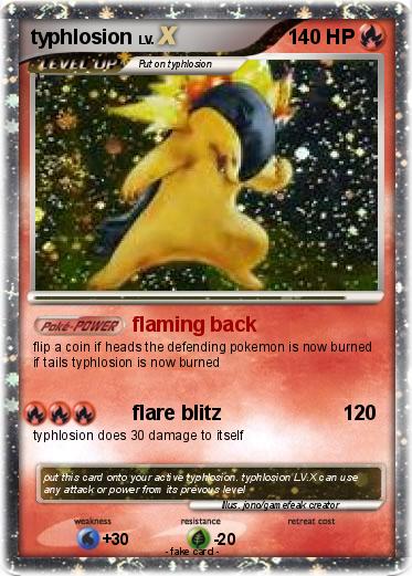 Pokemon typhlosion