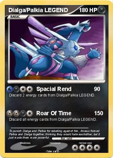 Pokemon Dialga/Palkia LEGEND