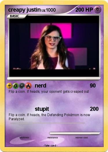 Pokemon creapy justin