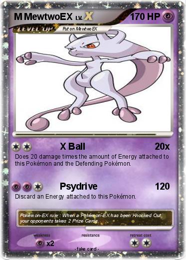 Pokemon M MewtwoEX