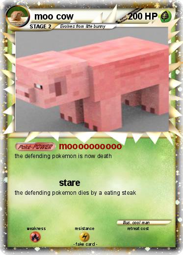 Pokemon moo cow
