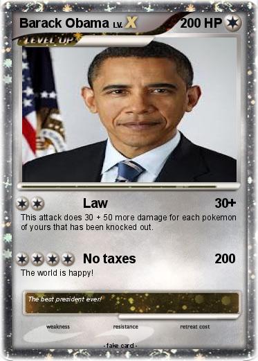 Pokemon Barack Obama