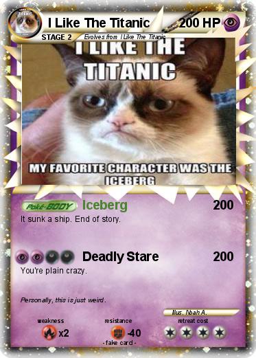 Pokemon I Like The Titanic