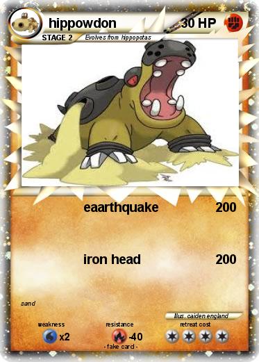 Pokemon hippowdon