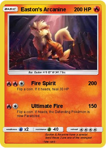 Pokemon Easton's Arcanine