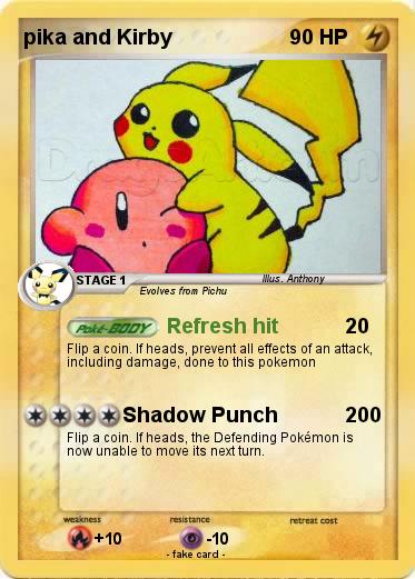 Pokemon pika and Kirby