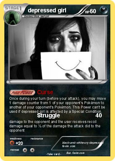 Pokemon depressed girl