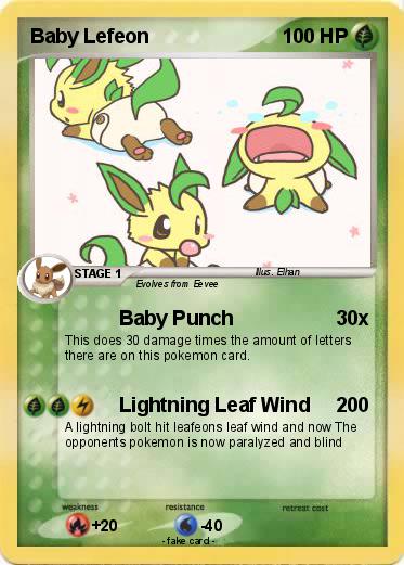 Pokemon Baby Lefeon