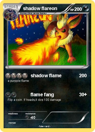 Pokemon shadow flareon