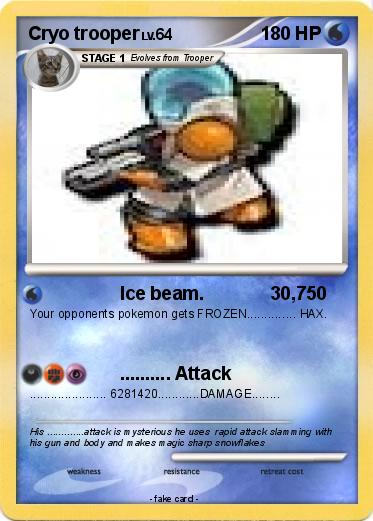 Pokemon Cryo trooper