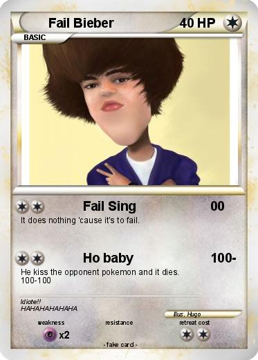 Pokemon Fail Bieber