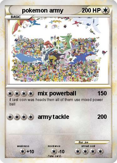 Pokemon pokemon army
