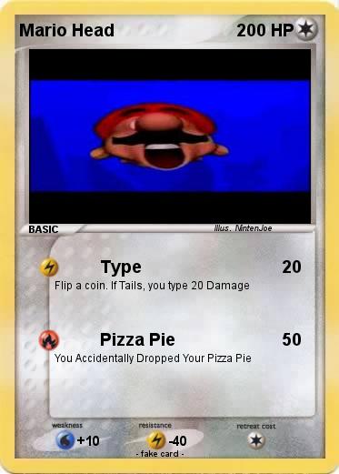Pokemon Mario Head