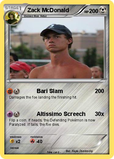 Pokemon Zack McDonald