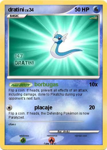 Pokemon dratini