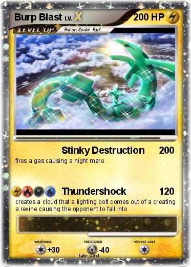 Pokemon Burp Blast