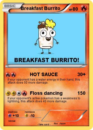 Pokemon Breakfast Burrito