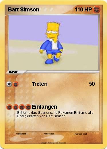 Pokemon Bart Simson