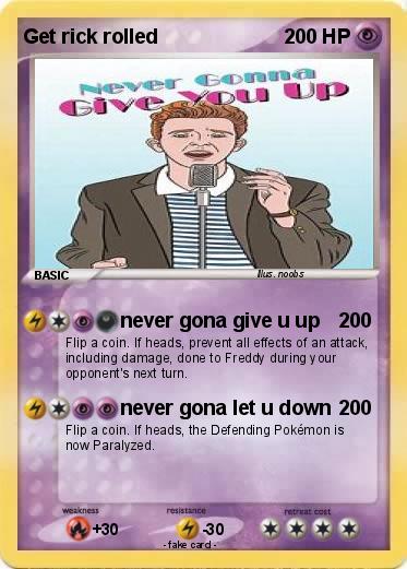 Pokemon Get rick rolled