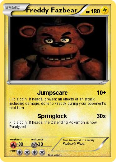 Pokemon Freddy Fazbear