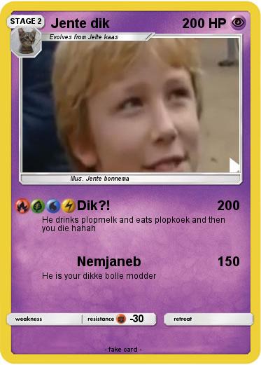Pokemon Jente dik