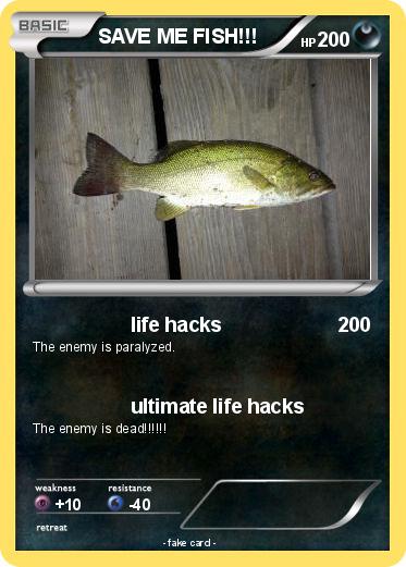 Pokemon SAVE ME FISH!!!