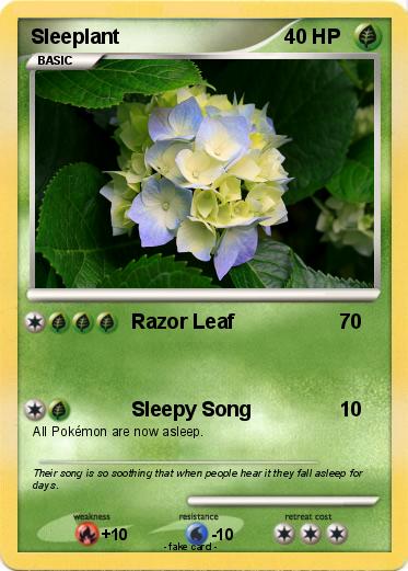 Pokemon Sleeplant