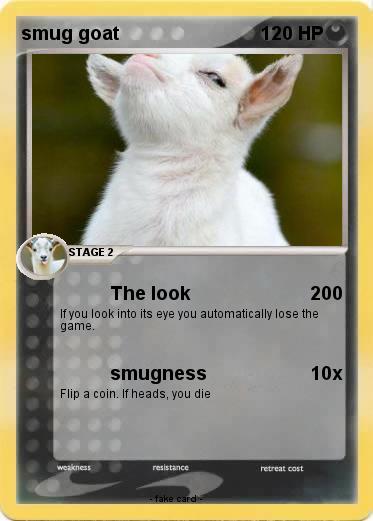 Pokemon smug goat