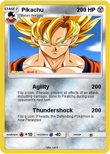 Pokemon super saiyan goku