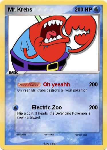 Pokemon Mr. Krebs