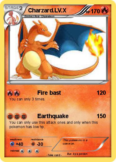 Pokemon Charzard.LV.X Pokemon Charzard.LV.X