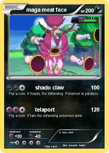 Pokemon maga meat face